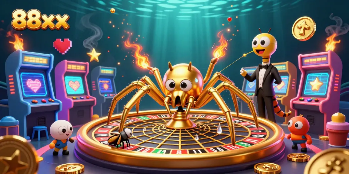 Experience the thrill with 88xx as players engage in betting surrounded by a vibrant 3D casino world.