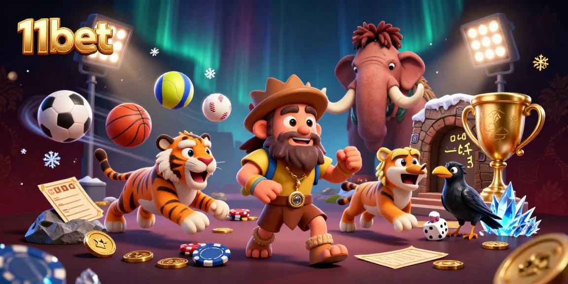 Win big with 11bet at the vibrant prehistoric casino, featuring thrilling gameplay and unique elements.