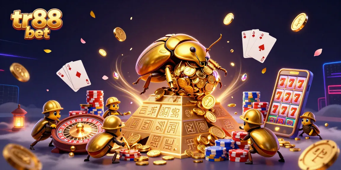 Experience exciting gaming with tr88 bet, featuring vibrant casino elements amidst magical visuals.