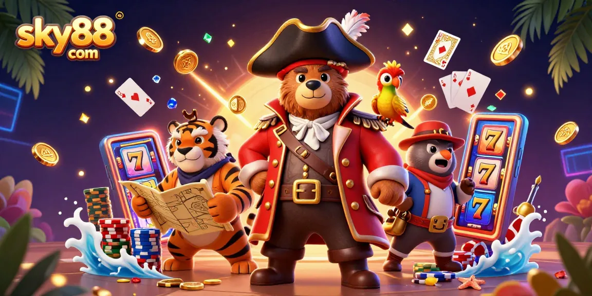 Win big at sky88 com with thrilling slots, vibrant characters, and exciting casino elements.