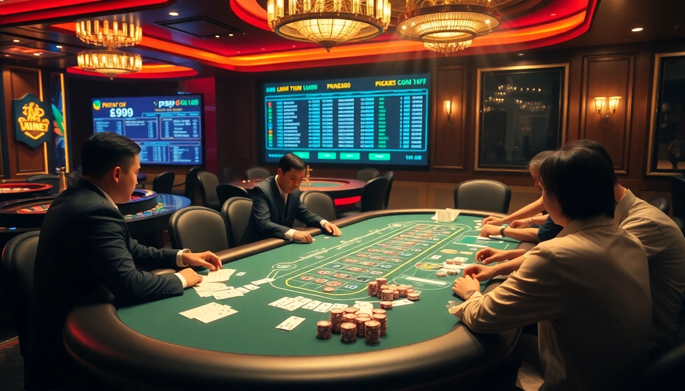 Engaging poker gameplay at a modern casino, exploring if ps99 có uy tín không through thrilling bets.