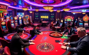 Players immersed in an exciting gaming experience at MM88 casino.
