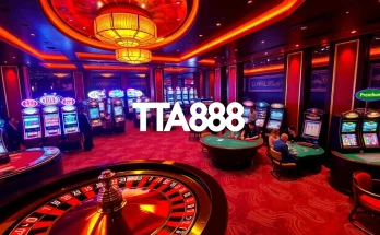 Experience the thrill at https://ta88.help/ with players engaging at vibrant casino tables.