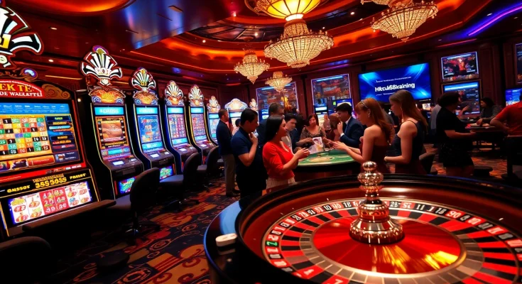 Experience thrilling gameplay and high-stakes excitement at https://uk88.training/ featuring vibrant casino tables and engaging players.