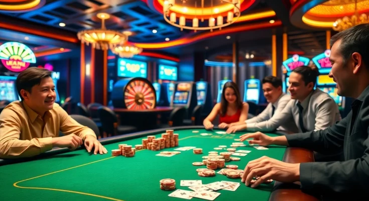 Experience the thrill of poker at U888. com with high-end chips and cards in a lavish casino setting.